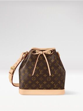 Louis Vuitton bag Petit Noé Brown Monogram Drawstring Bucket Bag
